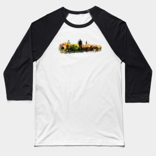 Prague art #praga #prague Baseball T-Shirt